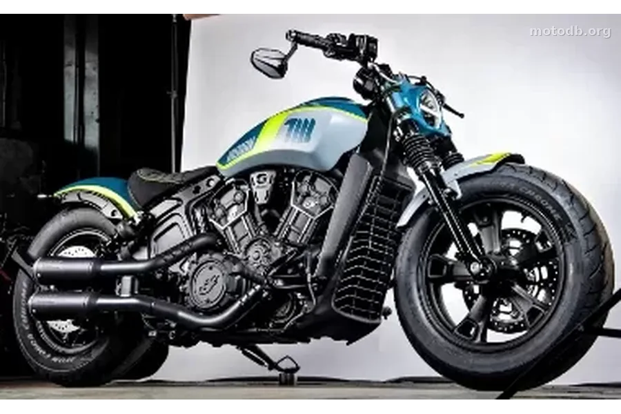 Indian 999 Scout Bobber Sixty NEON