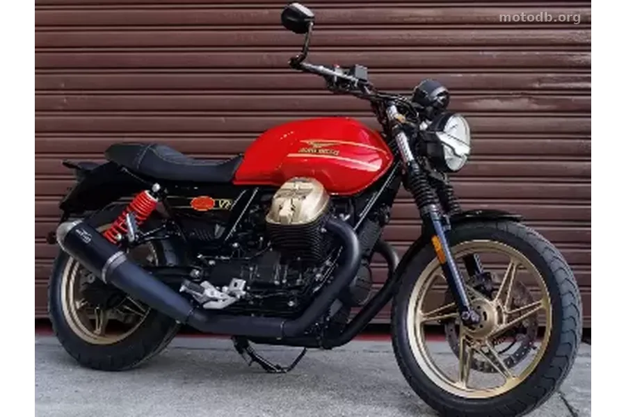 Moto Guzzi 850 V7 Stone 75° Oro Olimpico