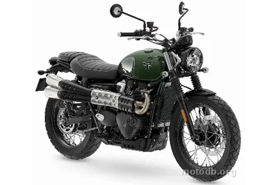Triumph Scrambler 900 Orange Stealth Edition